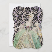 Koningin Marie Antoinette - Uitnodigingen / RSVP # (Voorkant)