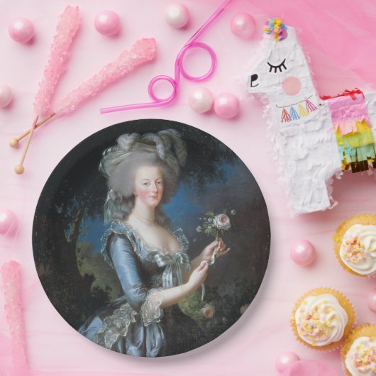  koningin Marie Antoinette van Frankrijk Papieren Bordje (Feest)