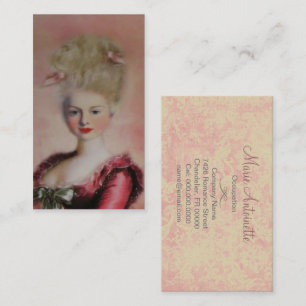 Koningin Marie Antoinette ~ Visitekaartje