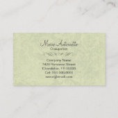 Koningin Marie Antoinette - Visitekaartje (Achterkant)