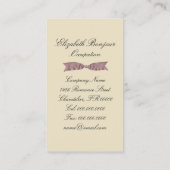 Koningin Marie Antoinette ~ Visitekaartje (Achterkant)