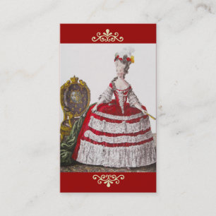 Koningin Marie Antoinette ~ Visitekaartje