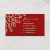 Koningin Marie Antoinette ~ Visitekaartje (Achterkant)