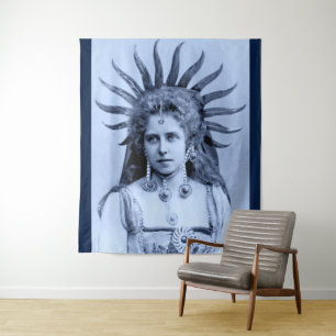 Koningin Marie van Roemenië als de koningin van de Wandkleed