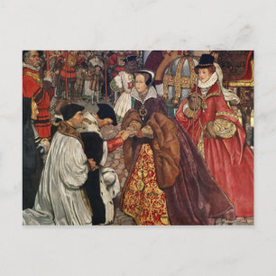 Koningin Mary en Princess Elizabeth Briefkaart