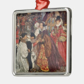 Koningin Mary en Princess Elizabeth Metalen Ornament (Links)