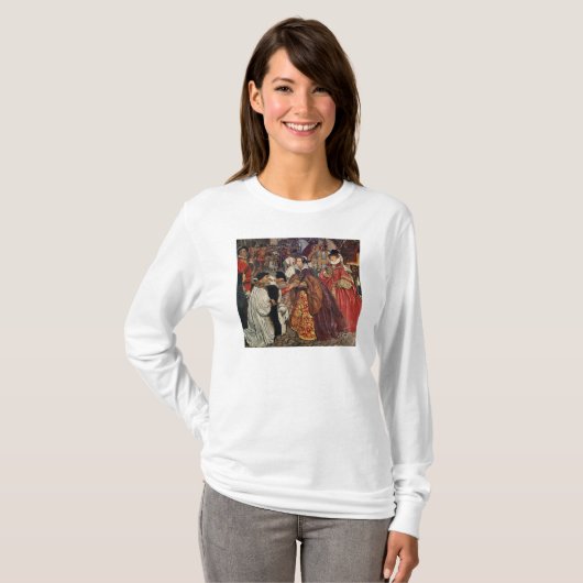Koningin Mary en Princess Elizabeth T-shirt (Voorkant volledig)
