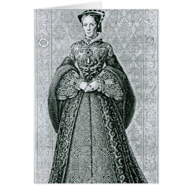 Koningin Mary, gegraveerd door T.Brown (Voorkant)