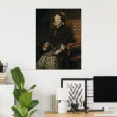 Koningin Mary I of England Poster (Thuiskantoor)