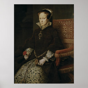 Koningin Mary I of England Poster