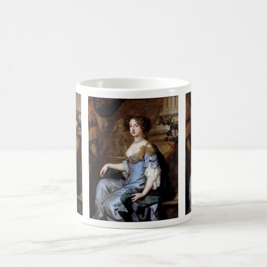 Koningin Mary II van Sir Peter Lely Coffee Mok (Center)