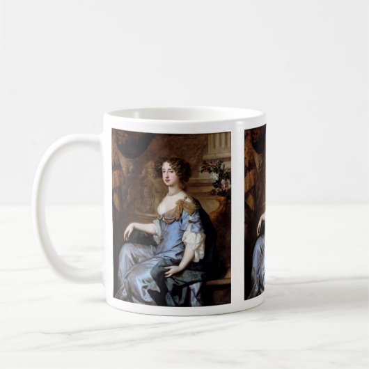Koningin Mary II van Sir Peter Lely Coffee Mok (Links)