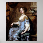 Koningin Mary II van Sir Peter Lely Poster (Voorkant)