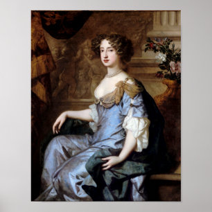 Koningin Mary II van Sir Peter Lely Poster