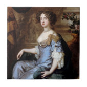 Koningin Mary II van Sir Peter Lely Tegeltje (Voorkant)