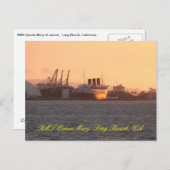 koningin Mary sunset Briefkaart (Voorkant / Achterkant)