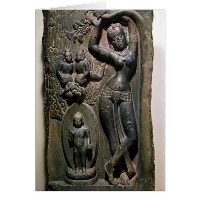 Koningin Maya baart boeddha (Voorkant)