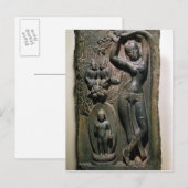 Koningin Maya baart boeddha Briefkaart (Voorkant / Achterkant)