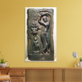 Koningin Maya baart boeddha Canvas Afdruk (Insitu (Woonkamer))