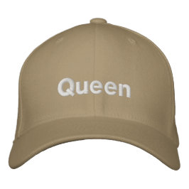 Koningin Meisjes Vrouwen Flexfit Wol Trucker Geborduurde Pet