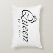 Koningin met Kroon Accent Kussen (Voorkant(Verticaal))