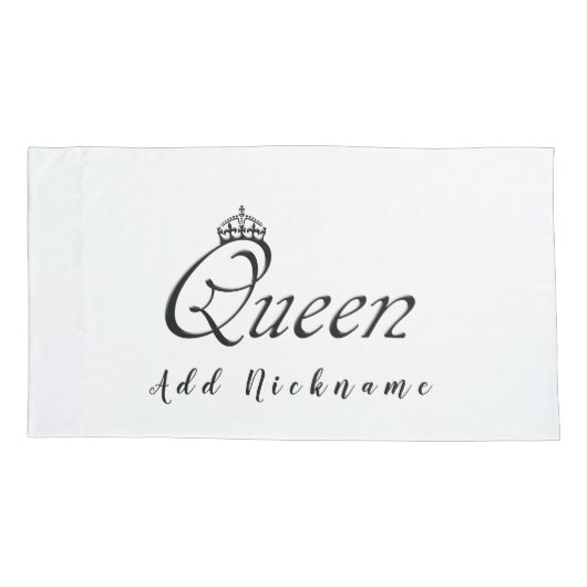 Koningin met Kroon Kussensloop (Achterkant)