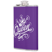 Koningin met kroon, Typografie Design Heupfles (Links)