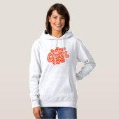 Koningin met kroon, Typografie Design Hoodie (Voorkant volledig)
