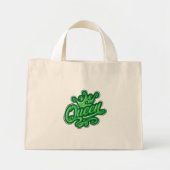 Koningin met kroon, Typografie Design Mini Tote Bag (Voorkant)