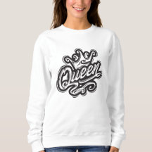 Koningin met kroon, Typografie Design