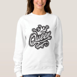 Koningin met kroon, Typografie Design Trui