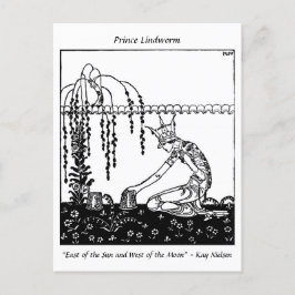 Koningin Moeder Dilemma in de tuin Art Nouveau Briefkaart