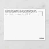 Koningin Moeder Dilemma in de tuin Art Nouveau Briefkaart (Achterkant)