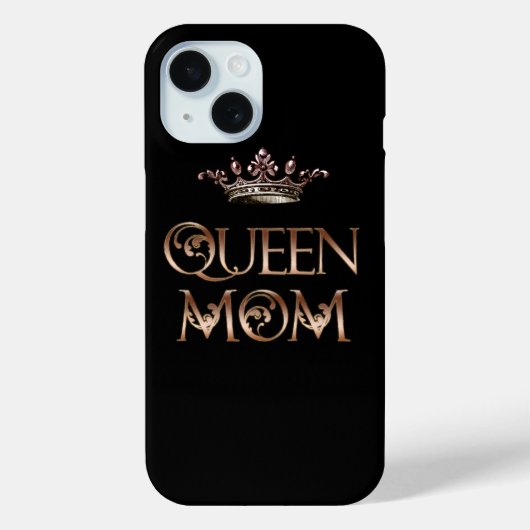 Koningin Moeder iPhone 15 Hoesje (Achterkant)
