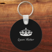 Koningin-moeder moederdag mama oma sleutelhanger (Voorkant)