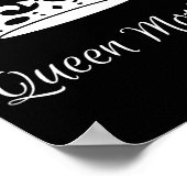 Koningin-moeder moederdag moeder oma poster (Hoek)