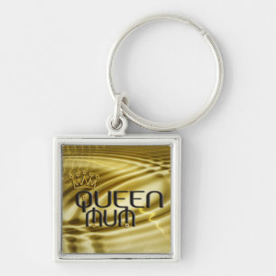 Koningin Mum / goudkroon Sleutelhanger
