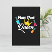 Koningin Nagelstyliste Kaart (Staand voorkant)