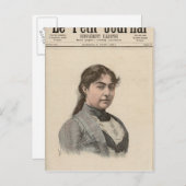 Koningin Natalija van Servië Briefkaart (Voorkant / Achterkant)