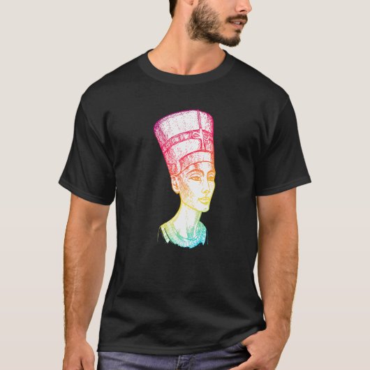 Koningin Nefertari Oude Egypte T-shirt (Voorkant)