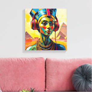 KONINGIN NEFERTITI 2 CANVAS AFDRUK