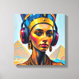 KONINGIN NEFERTITI 4 CANVAS AFDRUK
