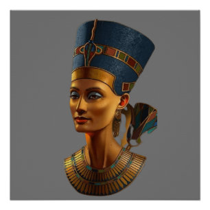 Koningin Nefertiti Poster
