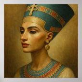 Koningin Nefertiti Poster - Egyptisch Koninklijk P (Voorkant)