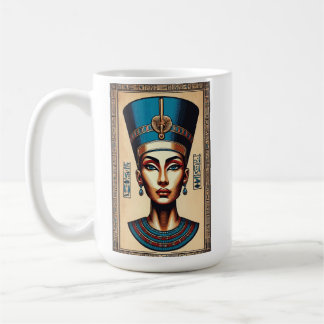 Koningin Nefertiti - Tijdloze Egyptische schoonhei Koffiemok