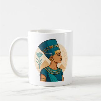 Koningin Nefertiti - Tijdloze schoonheid van de ou Koffiemok