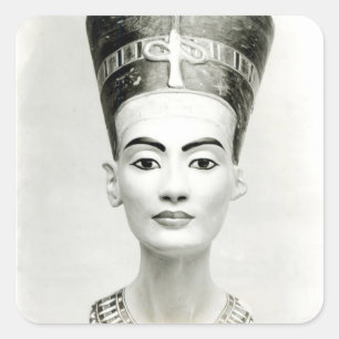 Koningin Nefertiti Vierkante Sticker