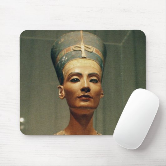 Koningin Nefertiti, voorste uitzicht Muismat (Met muis)
