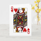 koningin_of_harten kaart (Gele Bloem)