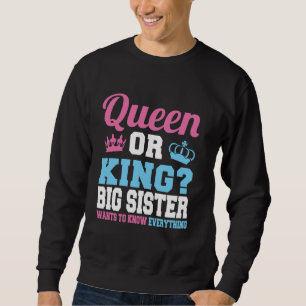 koningin of koning grote zus wil alles weten trui